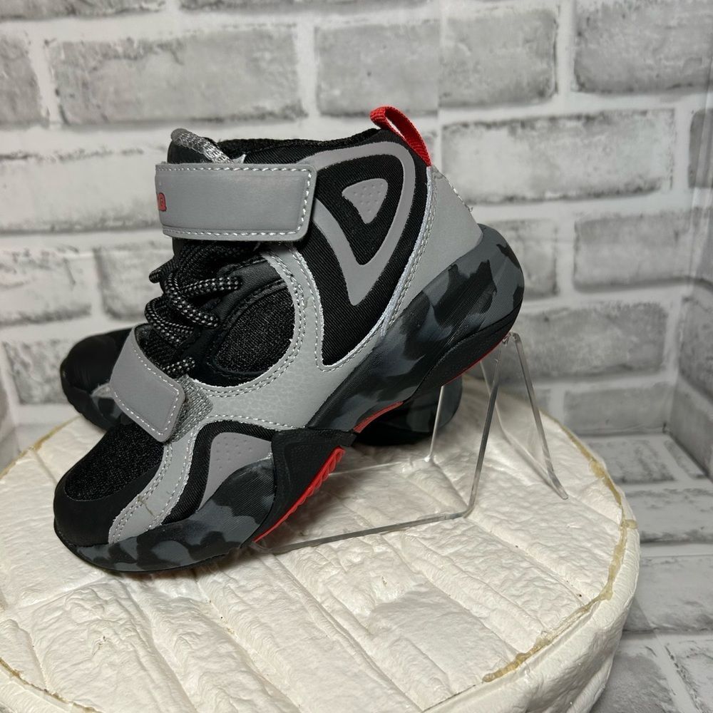 Kids' Black and Gray Sneakers - Picture 3 of 4